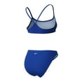 thumbnail image 2 of Nike Women's Poly Core Solid Two-Piece Swimsuit-blue, 2 of 2