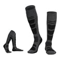 thumbnail image 4 of Calcetines de lana para senderismo Unisex Invierno Absorción de impactos para exteriores (gris oscuro negro), 4 of 4