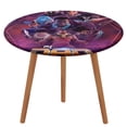 thumbnail image 1 of Mi papá el cazarrecompensas-theme Fitted Round Tablecloths Elastic Edged Table Covers Waterproof Table Cloth for Kitchen Holiday Party Tables Decor 150cm, 1 of 6