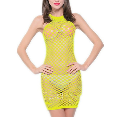 

Women Sexy Lingerie Costumes Underwear Netting Siamese Dress