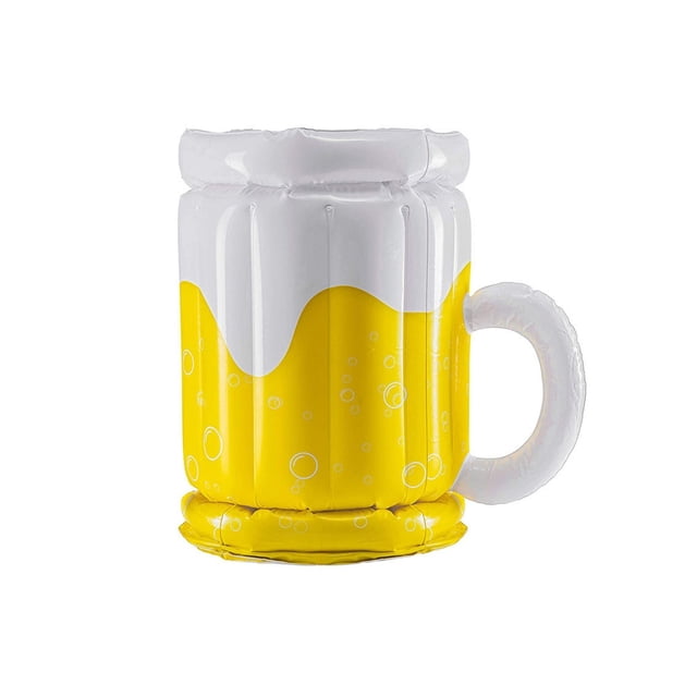Nevera portátil inflable para jarras de cerveza, ideal para actividades al aire libre, viajes y fiestas en la playa, con aislamiento térmico