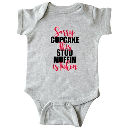 

Inktastic Sorry Cupcakes This Stud Muffin is Taken Gift Baby Boy Bodysuit