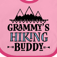 thumbnail image 4 of Inktastic Grammy Hiking Buddy Hiker Boys Baby Bib, 4 of 4