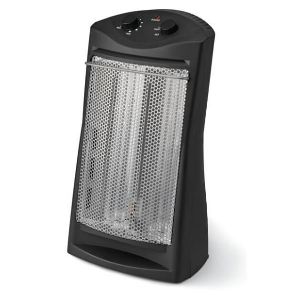 Mainstays Radiant Quartz Space Heater Black Df1511 Ab Walmart Com