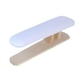 thumbnail image 2 of Tabla de planchar pequeña, Base de madera, cubierta de repuesto con borde elástico, tabla de planchar, taburete de planchado para el hogar, puños de White 57CMX13CMX16CM, 2 of 8
