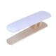 thumbnail image 2 of Mini tabla de planchar compacta con borde elástico y base de madera para lavandería White 57CMX13CMX16CM, 2 of 9