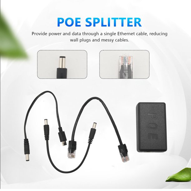 PoE Splitter 5V 4A for Jetson Nano, for 4 and More Active PoE+ to