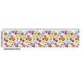 thumbnail image 2 of Ambesonne Cartoon Fabric by the Yard Upholstery, Colorful Owls and Flowers, 5 Yards, White and Multicolor, 2 of 4