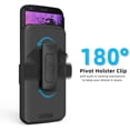 thumbnail image 6 of BELTRON Case with Clip for CAT S62 T-Mobile, CAT S62 Pro Unlocked, Heavy Duty Case with Swivel Belt Clip Holster Combo for CAT S62 - Features: Secure Fit & Built-in Kickstand - Black, 6 of 9
