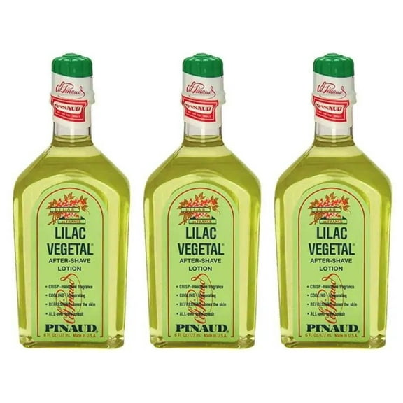 Clubman After Shave Lotion 6 oz - Lilac Vegetal (263000) x 3