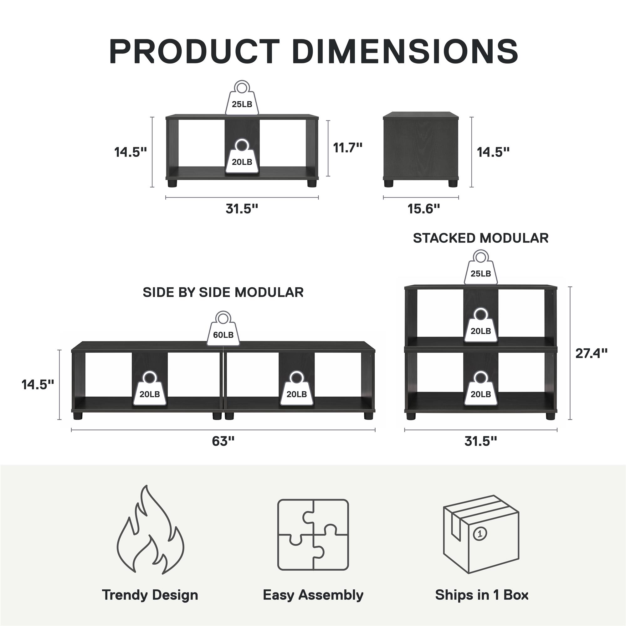 Mainstays Expandable TV Stand for TVs up to 70 inches photo 6