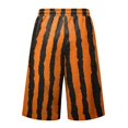 thumbnail image 4 of JoveMarine Men's Bermuda Cargo Shorts Halloween - Loose Work Shorts with Print & Pockets, Knee-Length Casual for Summer Fun,Purple L, 4 of 6