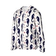 thumbnail image 2 of Xecao Seahorses and Hearts for Sun Shirt-A lightweight, hoodie-style long-sleeve UV protection garment designed for other outdoor activities., 2 of 9