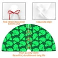 thumbnail image 4 of Sikiie Green Broccoli 30-48 inches {designName} Print Christmas Tree Skirt Snowman Xmas Tree Skirt with Edge Christmas Decorations for Holiday Party48", 4 of 7