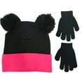 thumbnail image 5 of Disney Minnie Mouse Girls Winter Hat and Gloves Cold Weather Set, Age 4-8, 5 of 6