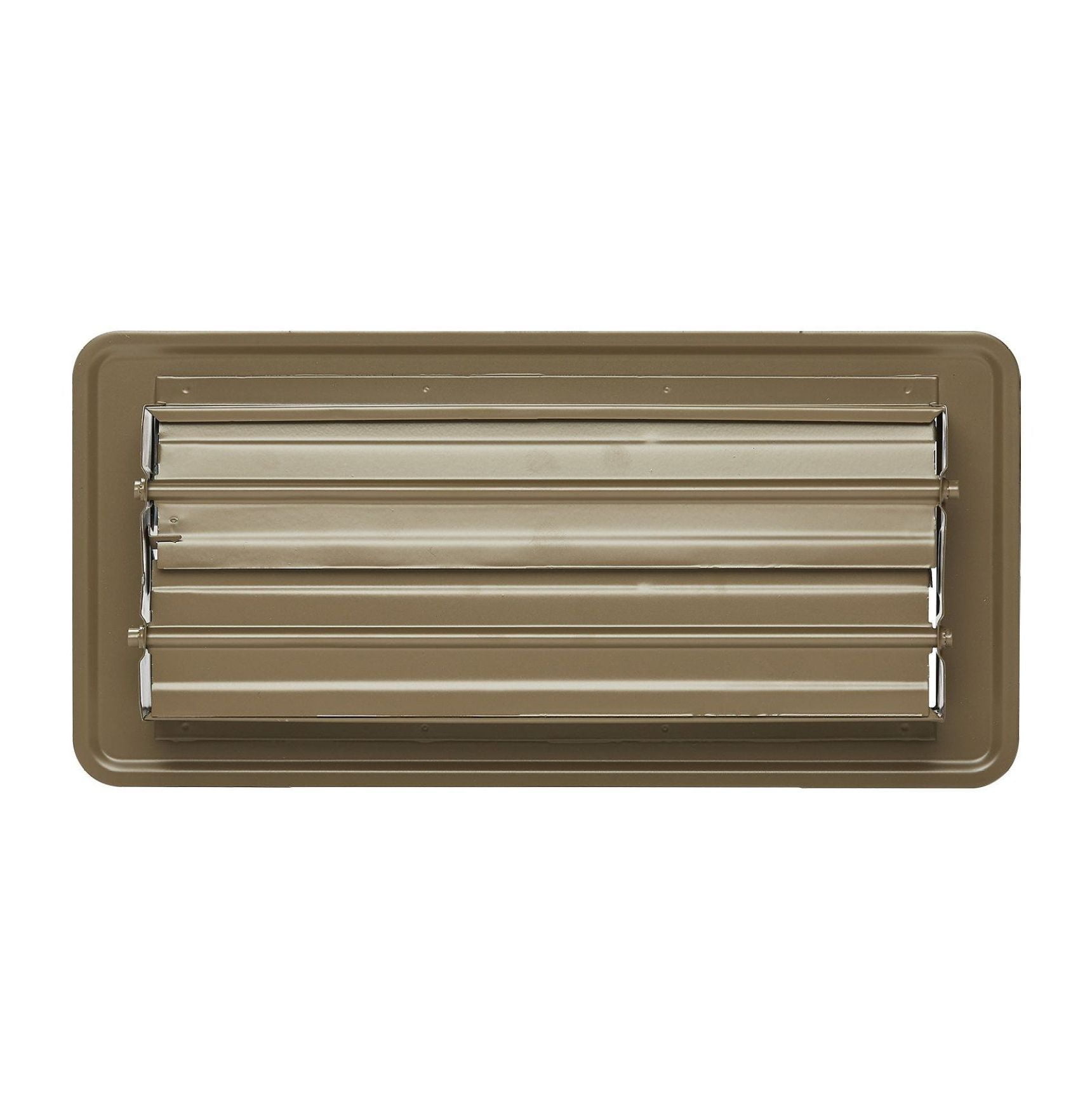 Floor Registers 4x10 Inch 6-Pack - Iron HVAC Vent Grilles - Brown - Adjustable Airflow - Durable Metal Construction - Home & Office