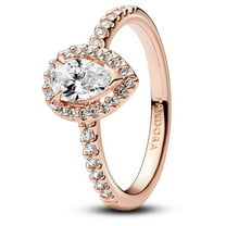 Pandora Sparkling Pear Halo Ring