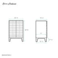 thumbnail image 7 of Cascade 24'' Bathroom Vanity in White - Cabinet, 7 of 7