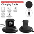 thumbnail image 3 of Base de carga Compatible con Fitbit Versa3 Sense, cargador de reloj inteligente, estación Base, base de carga de repuesto portátil, 3 of 8