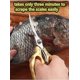 thumbnail image 4 of Professional Heavy Duty Multi-Purpose Kitchen Scissors for Cooking (Champagne), 4 of 5