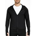 thumbnail image 1 of Ceisia Men's Athletic Hooded Zip-Up Jacket | Slim-Fit Sweatproof Training & Outdoor Sports Top Gift, 1 of 5