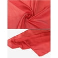 thumbnail image 4 of INSPIRE CHIC Women's Solid Satin Scarves 20" Small Square Neck Scarf Neckerchief Red 19.7x19.7''(LxW), 4 of 5