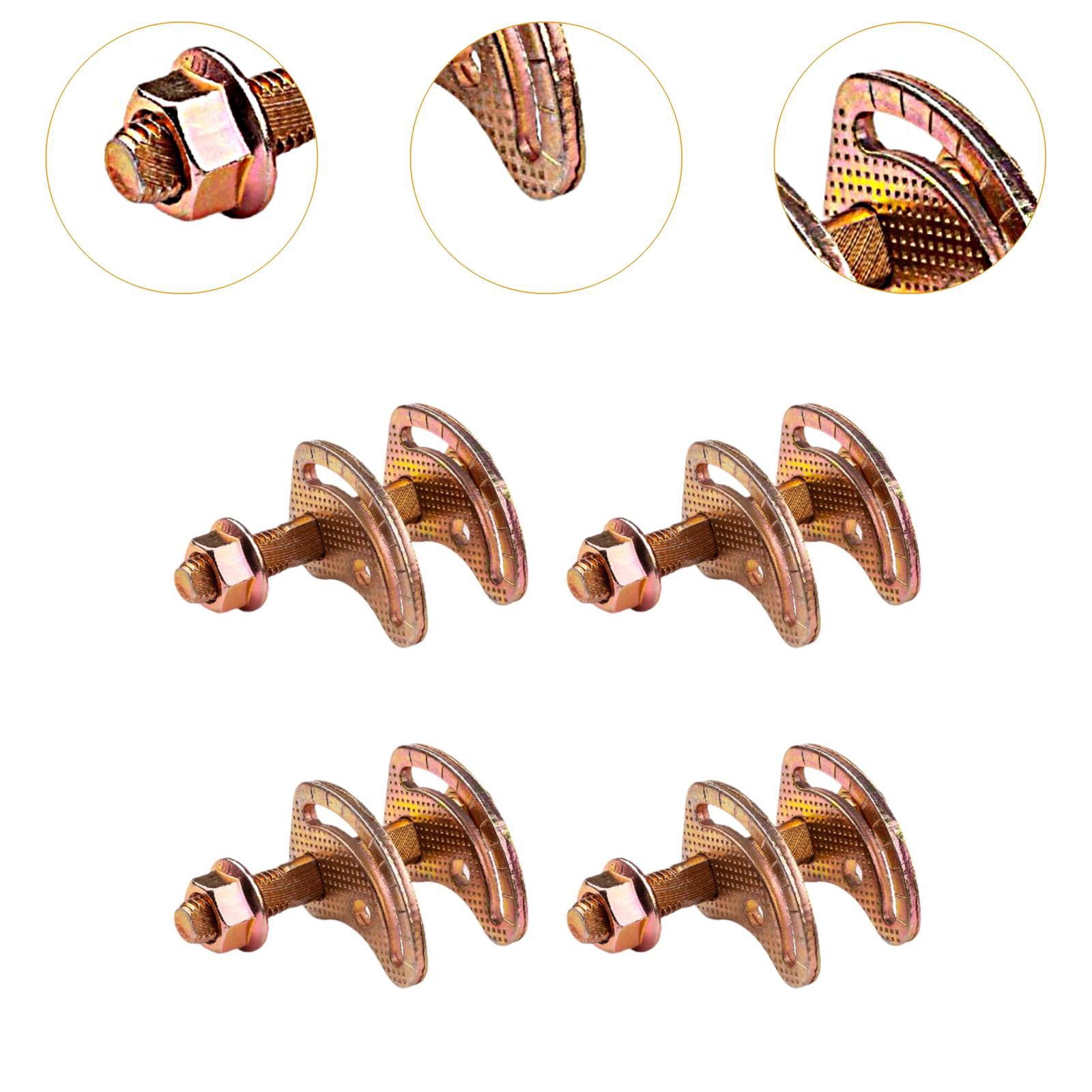 funtasica 4 Pieces cam Bolt Kit KR0026 Stable Performance Sturdy Professional Easy to Install Assembly Accessories Direct Replacement