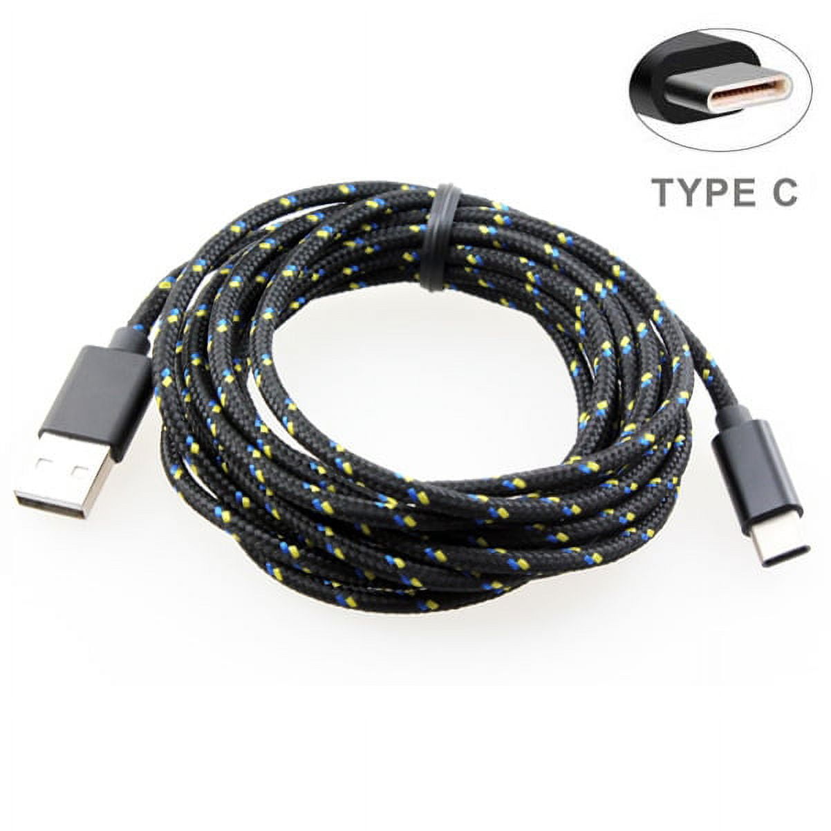 6ft and 10ft Long USB-C Cables for Boost Mobile Celero 5G Plus (2024) - Fast Charge TYPE-C Cord Power Wire Data Sync Braided High Speed
