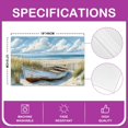 thumbnail image 2 of Erosebridal Beach Theme Placemats Set of 4, Coastal Lodge Cabin Table Place Mats for in Door Dining, 2 of 4