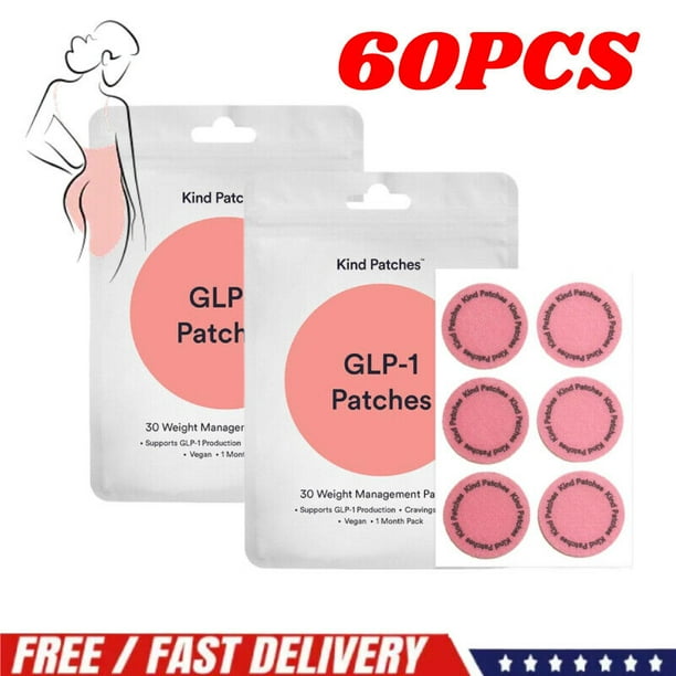 glp-1 para bajar de peso donde comprar Parches Kind GLP-1 Weightless Patches 2X - Alivio para los antojos 30  parches veganos Mejor