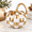 White Gold, variant on Large Black White Checkered Decorative Pumpkin Fall Home Decor