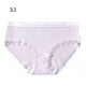 thumbnail image 2 of Minnieouse 3 piezas de ropa interior de algodón para mujer, calzoncillos transpirables para niñas, absorbe la humedad Ropa interior violeta L, 2 of 6
