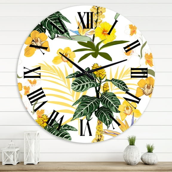 Designart 1 in Modern,Contemporary Wall Clock