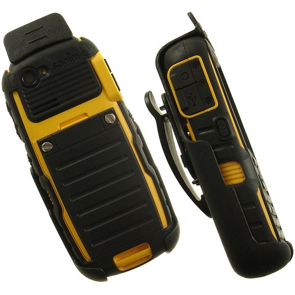 Étui-holster de Ceinture à CLIP à Ressort Noir pour TELUS AT&T SONIM BOLT XP5560 BELL XP5520
