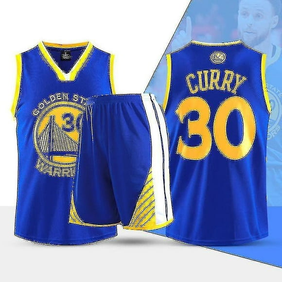 Nba Golden State Warriors Maillot de Basket-Ball Stephen Curry30, Costume de curry