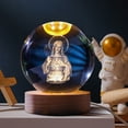 thumbnail image 4 of Dsscvnef Easter Lamp Night Light Astronaut Planet Globe 3D Solar System LED Base Astronomy Decorative Desktop Ornament, 4 of 5
