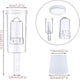 thumbnail image 2 of Fermentation Airlock Kit - 3PCS Airlocks with Stoppers for Brewing and Wine, 2 of 4