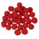 thumbnail image 1 of Uxcell 30 Pcs Bolas de Fieltro de Lana, Pompones de Fieltro de 0.8 Pulgadas para Manualidades, Pompones Hechos a Mano en Bulk, Pequeñas Bolas para Decoración de Arte y Manualidades en Guarderías, Rojo, 1 of 6
