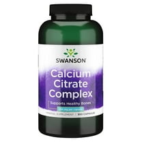 Swanson Calcium Citrate Complex 250 mg 300 Capsules