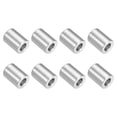 thumbnail image 1 of 8 Pcs Entretoises en Acier Inoxydable 304 1/2 Pouces OD x 1/4 Pouces ID x 5/8 Pouces Longueur(12x6x16mm) Vis Support de Bague Finition Simple Non Filetée Entretoises Rondes en Métal pour Vis M3 Boulons et Tringles, Argent, 1 of 6