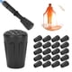 thumbnail image 5 of Puntas De Bastón Para Trabajo Pesado, Bastones De Plástico Para Trabajo Pesado Puntas De Plástico, Negro Para Acampar Senderismo Senderismo Viajar, 5 of 8