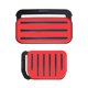 thumbnail image 2 of Juego de 2 almohadillas para pedal de coche Strade Fareast Limited Rojo, 2 of 8