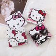 thumbnail image 4 of Espejo de belleza para maquillaje de bolsillo plegable con logotipo personalizado de viaje cuadrado Hello Kitty KT de chica bonita de dibujos animados portátil nuevo estilo 2023, 4 of 4