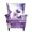 Red Winter Village, variant on Cugasmaru Red Winter Village Wingback Chair Covers Stretch Spandex Wing Chair Slipcovers Non-Slip Single Seater Sofa Cover for Living Room