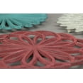 thumbnail image 4 of Set of 3 Cast Iron Floral Bloom Kitchen DÃ©cor Trivets Decorative Wall Hangings Geometric Patterns, 4 of 4