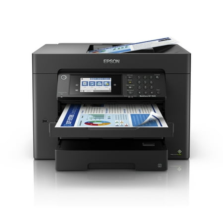 Epson Workforce Pro WF-7840 Wireless All-in-One Wide-Format Printer with Auto 2-Sided Print up to 13" x 19", Copy, Scan and Fax, 50-Page ADF, 500-Sheet Paper Capacity, and 4.3" Color Touchscreen