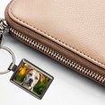 thumbnail image 5 of Labrabull Dog Photo Metal Rectangle Keychain, 5 of 7