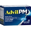 Advil PM Pain Reliever/Nighttime Sleep Aid, Ibuprofen and Diphenhydramine 20-Count Coated Caplets