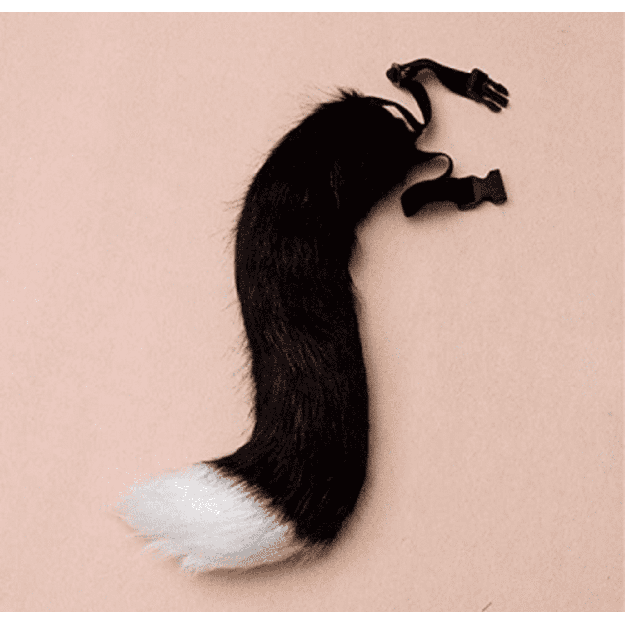 Halloween Party Dress Up Adult Teen Cosplay Dress Up Faux Animal Tail Plush  Faux Fur Tail (Black and White) | Walmart Canada