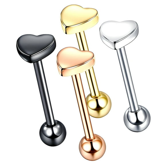 DESIGNICE 4Pcs Tongue Rings,Piercing Jewelry,Body Jewelry,Style648